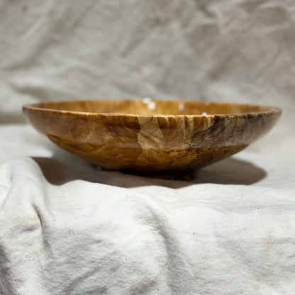 Highly Figured Spalted Maple Bowl