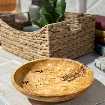 Highly Figured Spalted Maple Bowl