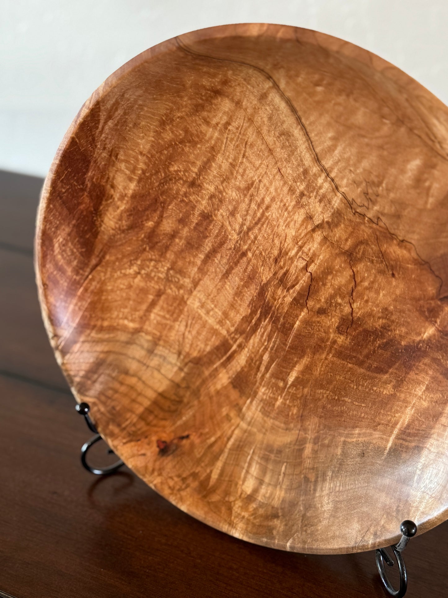 Large Highly Figured Maple Bowl