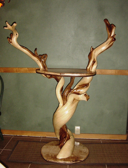 Twisted Juniper Display Table